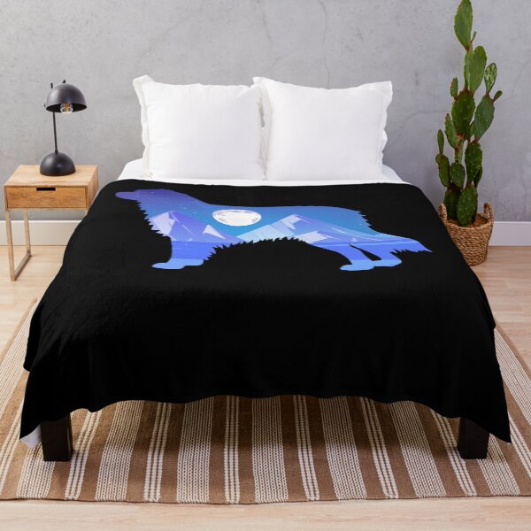 Item preview, Australian Shepherd Dog Silhouette Moon Nature Gift designed and sold by alaechamlal.