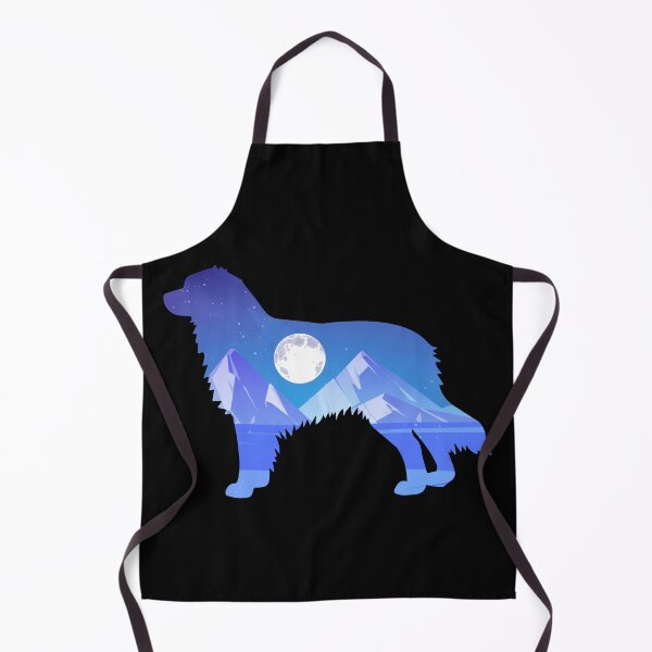 Item preview, Australian Shepherd Dog Silhouette Moon Nature Gift designed and sold by alaechamlal.