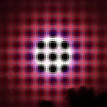 Artwork thumbnail, Red Ribbon moon by RRAstore