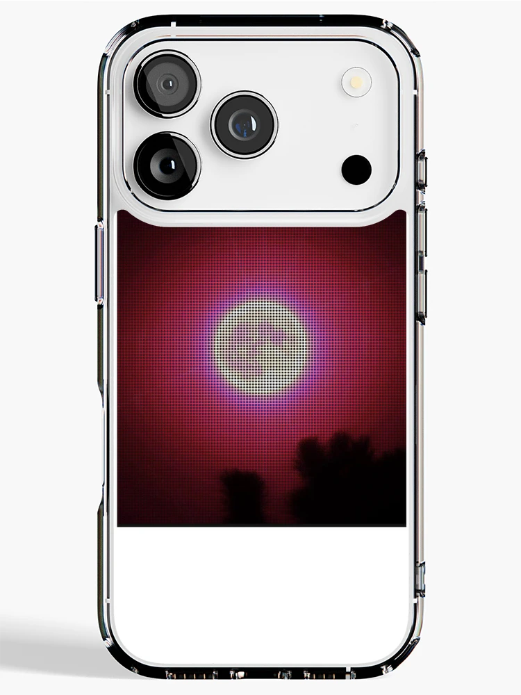 Thumbnail 1 of 5, iPhone Case, Red Ribbon moon designed and sold by RRAstore.