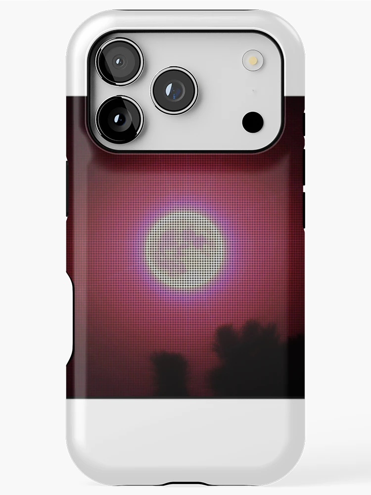 Thumbnail 1 of 4, iPhone Case, Red Ribbon moon designed and sold by RRAstore.