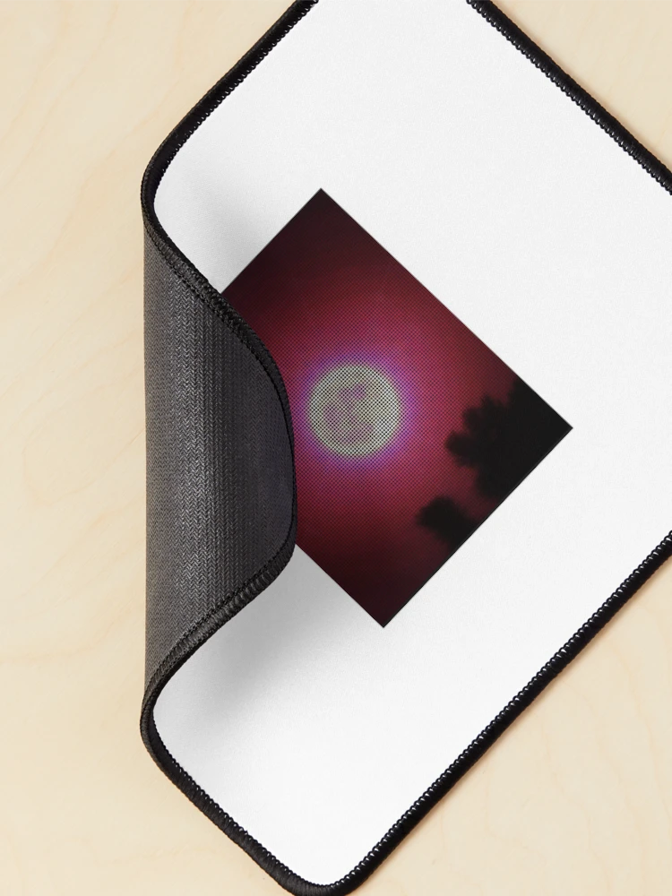Thumbnail 2 of 5, Mouse Pad, Red Ribbon moon designed and sold by RRAstore.