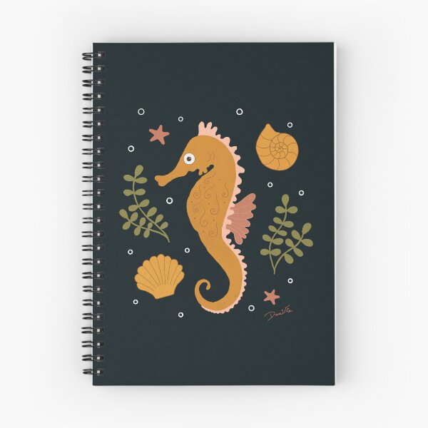 Item preview, Majestic Yellow Seahorse in the Ocean Depths designed and sold by Danvrie.