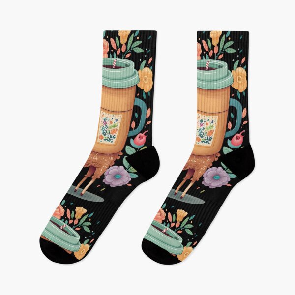 Item preview, Llama & Coffee Kawaii Anime Floral Coffee Lover designed and sold by SecretDicer.