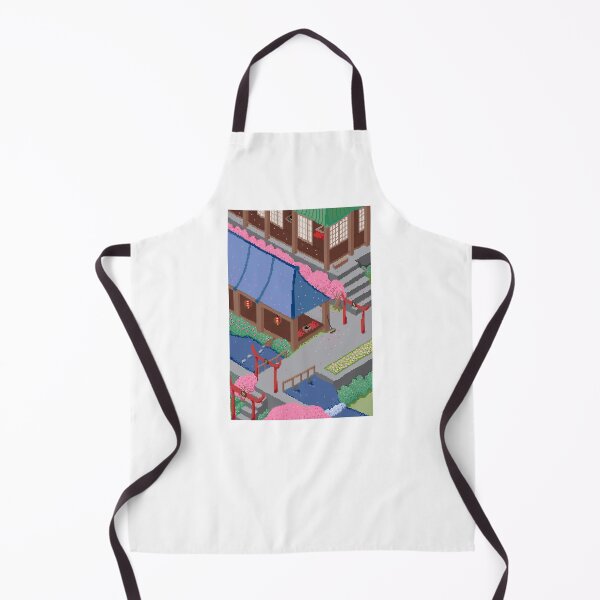 Item preview, Sakura Pixel Shrine (no text ver.) designed and sold by Nothing But Tea.