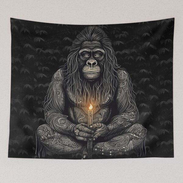 Item preview, Meditative Ape Patiently Waits for MOASS designed and sold by SplendidThings.