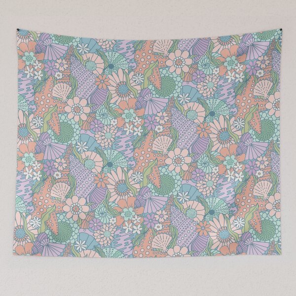 Item preview, Ocean Garden - Mermaid Cove designed and sold by latheandquill.