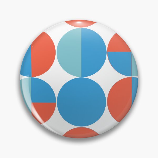 Item preview, Color Block Circles - Blue, Orange, and Teal designed and sold by pillarGPX.