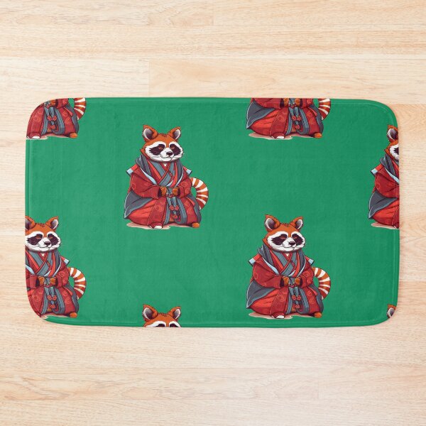 Item preview, Anime Red Panda Cute Cartoon Japanese Meditation designed and sold by shashtopia.