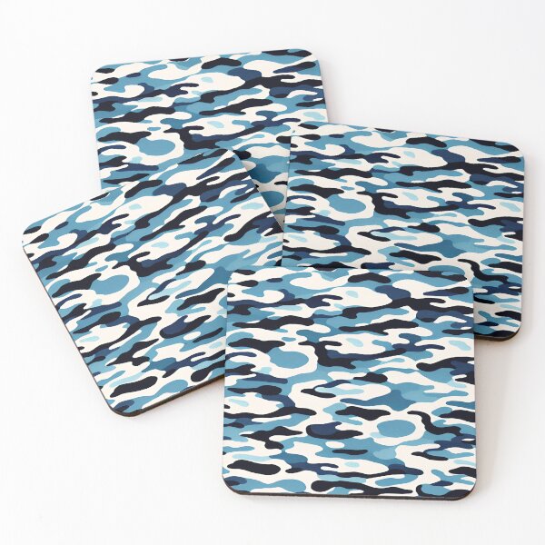 Item preview, Blue and Black Camouflage Pattern Style K designed and sold by deniselynnimage.