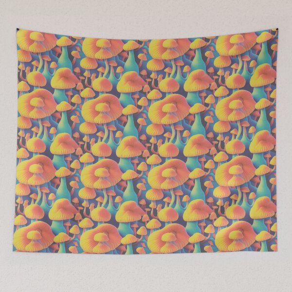 Item preview, Colorful Mushroom Pattern designed and sold by johnmcmullin89.