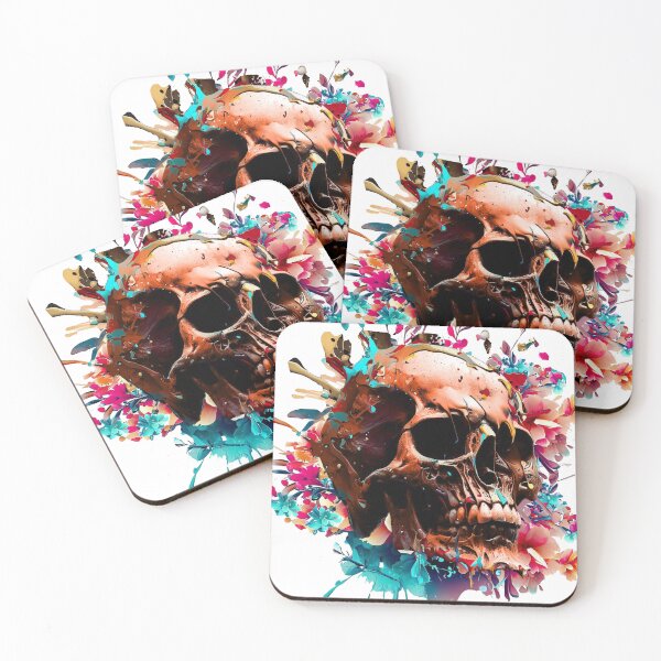Item preview, Floral Skull designed and sold by X-ecute.