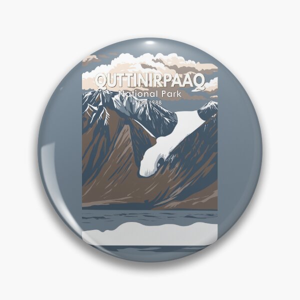 Artikelvorschau, Quttinirpaaq Nationalpark Canda Reisekunst Vintage entworfen und verkauft von KrisSidDesigns.