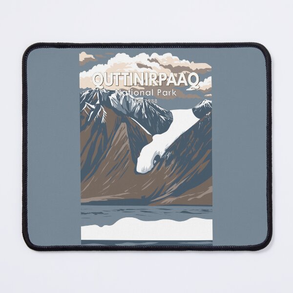 Item preview, Quttinirpaaq National Park Canda Travel Art Vintage designed and sold by KrisSidDesigns.