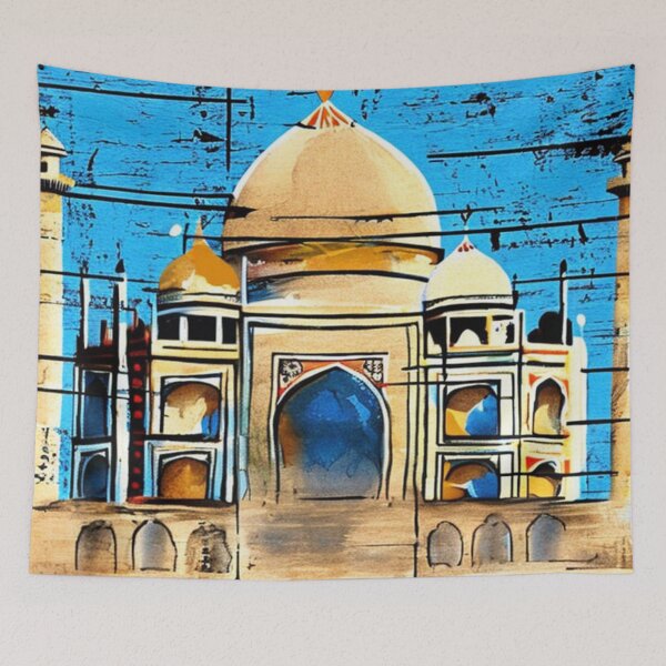 Item preview, Ramadan Illustration Painting - Muslim Art Print designed and sold by itzbart.