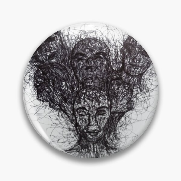 Item preview,  faces drawing doodles designed and sold by flexxy-arte.