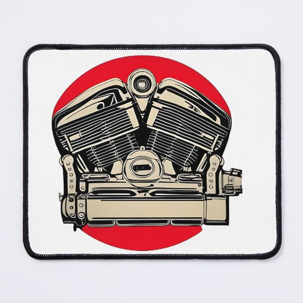 Item preview, Funky V-Twin motorcycle engine design var#2 designed and sold by Maraggie.