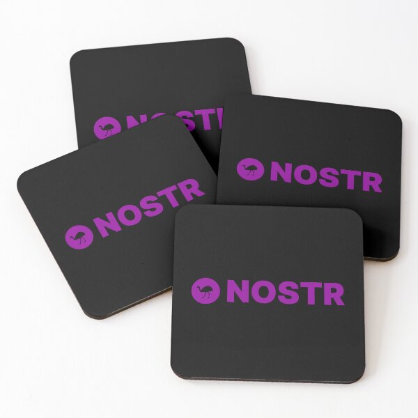 Item preview, Nostr Logo 02 - Decentralized Social Network  designed and sold by NautilusMare.