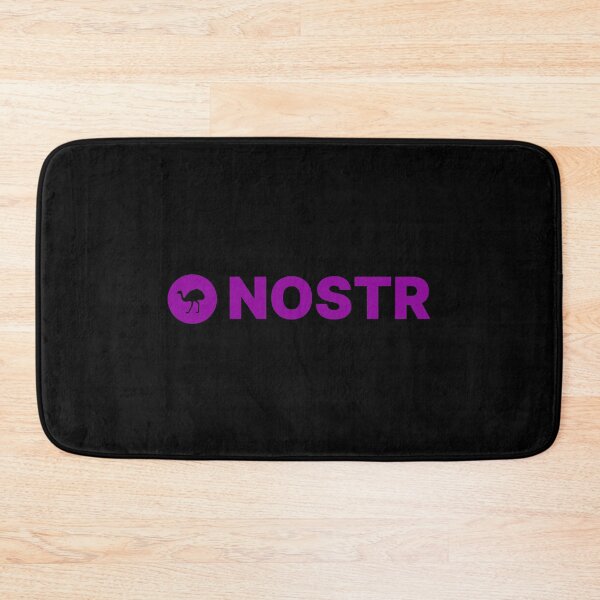 Item preview, Nostr Logo 02 - Decentralized Social Network  designed and sold by NautilusMare.