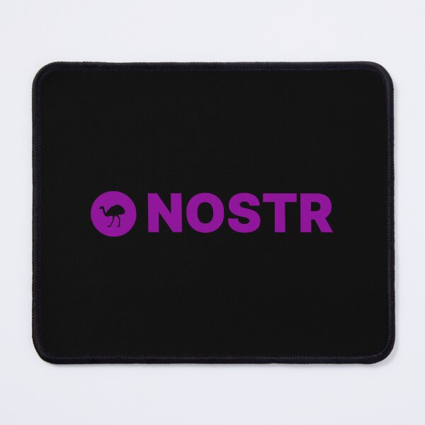 Item preview, Nostr Logo 02 - Decentralized Social Network  designed and sold by NautilusMare.