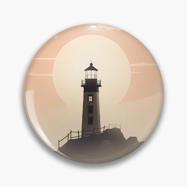Item preview, Majestic lighthouse at sunset designed and sold by randrdesign.