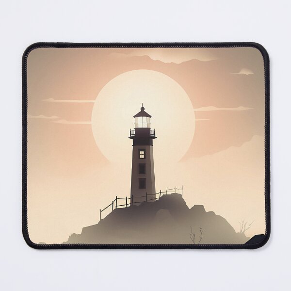 Item preview, Majestic lighthouse at sunset designed and sold by randrdesign.