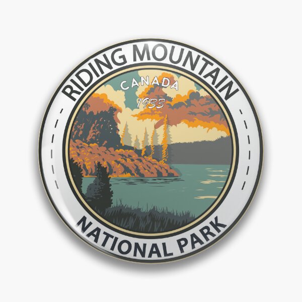 Item preview, Riding Mountain National Park Canada Badge designed and sold by KrisSidDesigns.