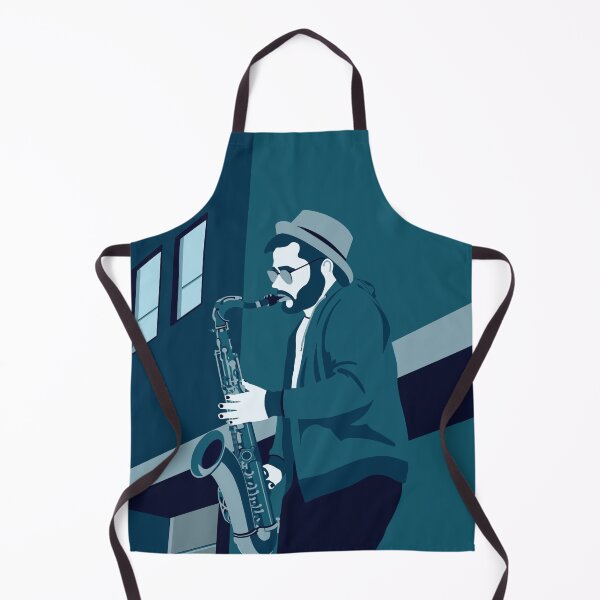 Item preview, Street Sax Player designed and sold by Sfumata Illustration.