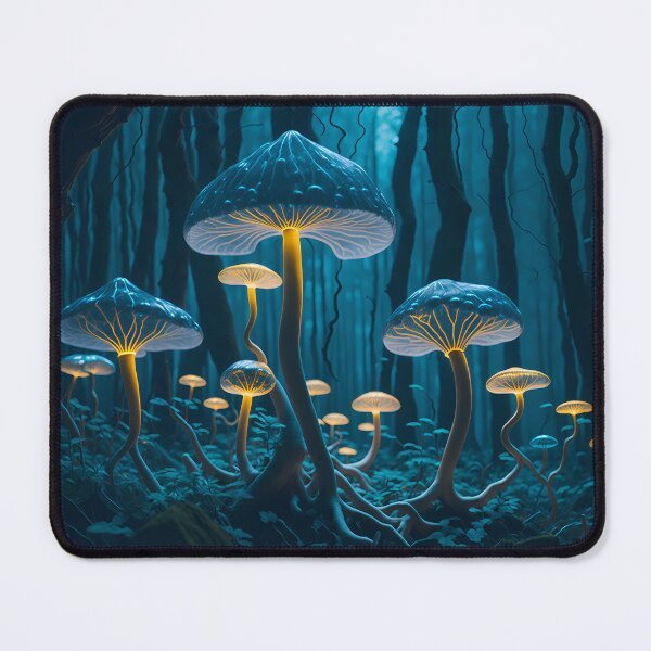 Item preview, Magic Mushroom Forest Night - Mushrooms designed and sold by internlvisions.