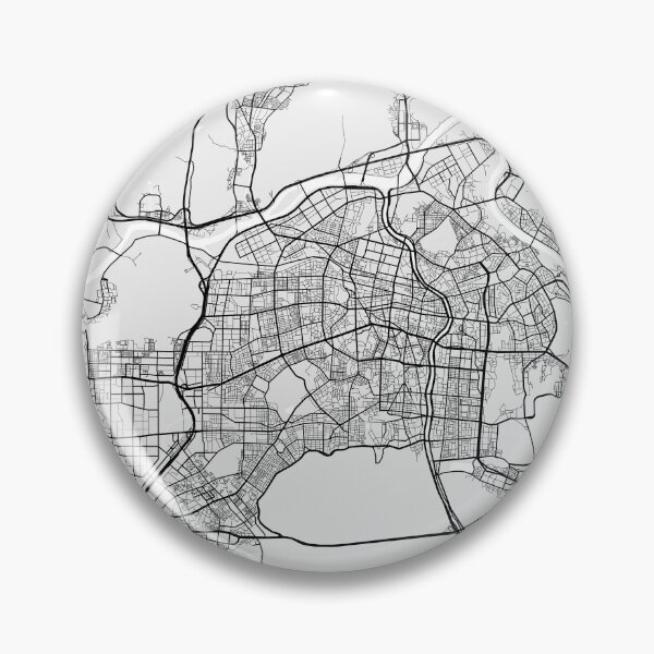 Item preview, Daegu City Map of South Korea - Light designed and sold by deMAP.