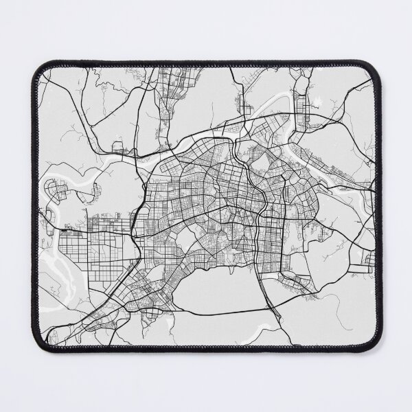 Item preview, Daegu City Map of South Korea - Light designed and sold by deMAP.