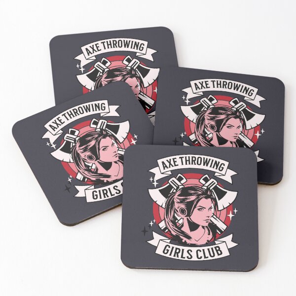 Item preview, Ax Throwing Girls Club Vikings designed and sold by NerdyCotton.