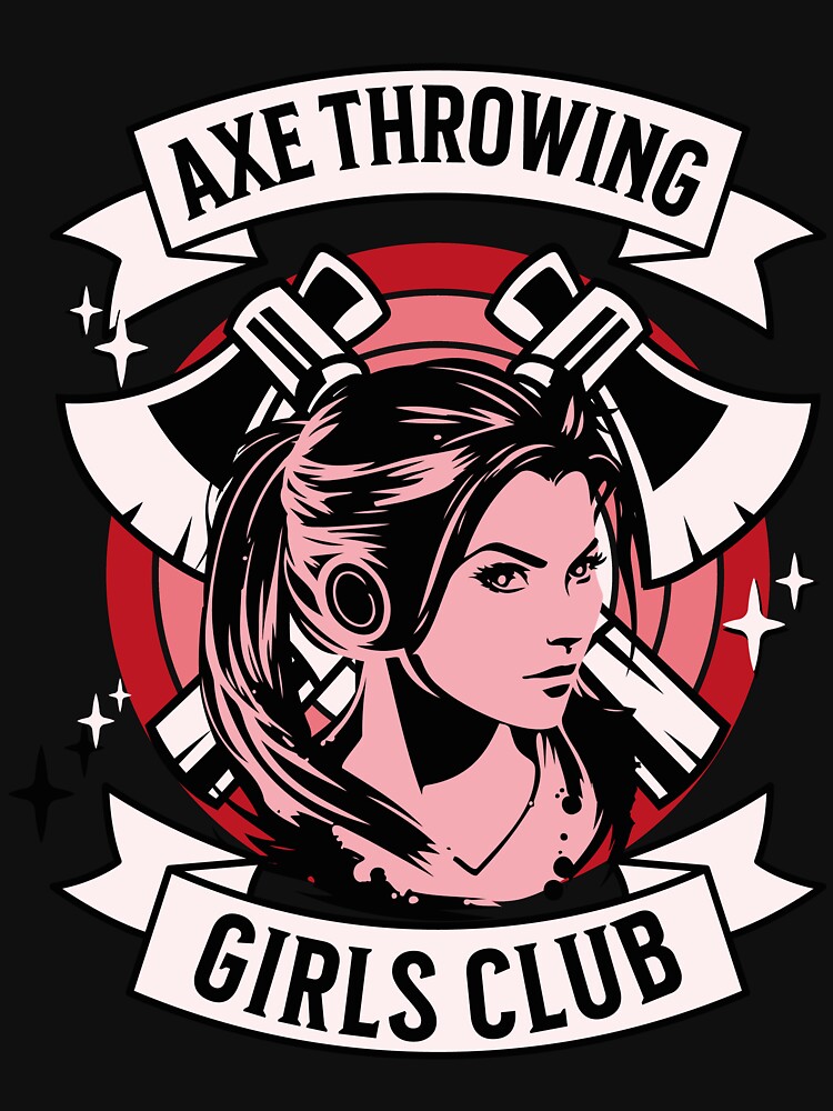 Disover Ax Throwing Girls Club Vikings | Essential T-Shirt 
