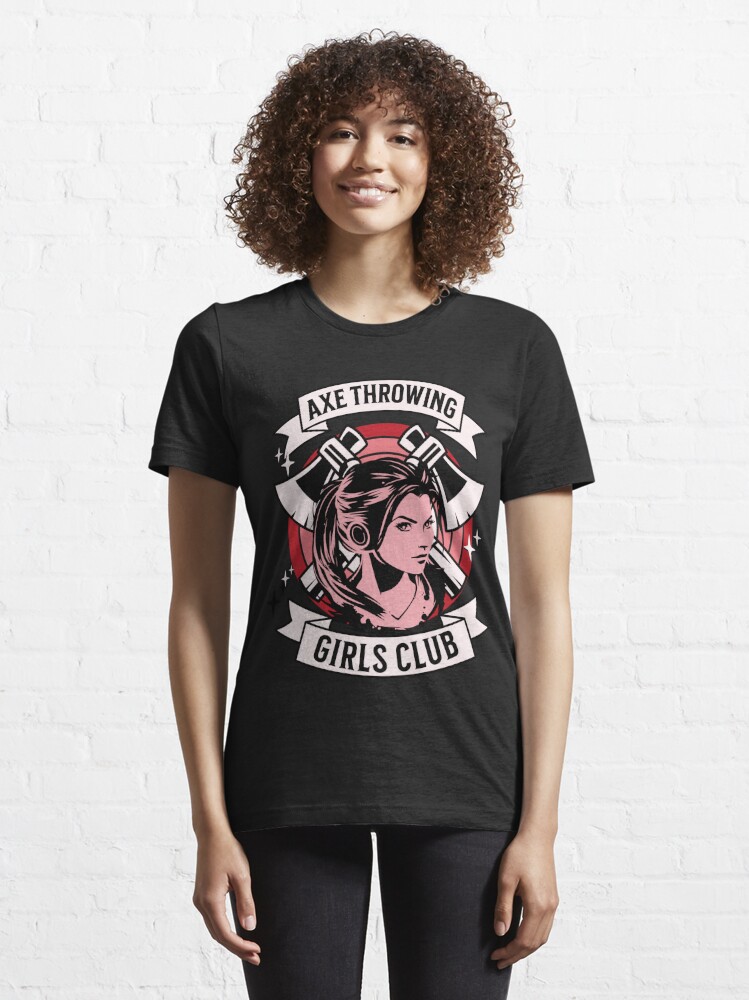 Discover Ax Throwing Girls Club Vikings | Essential T-Shirt 
