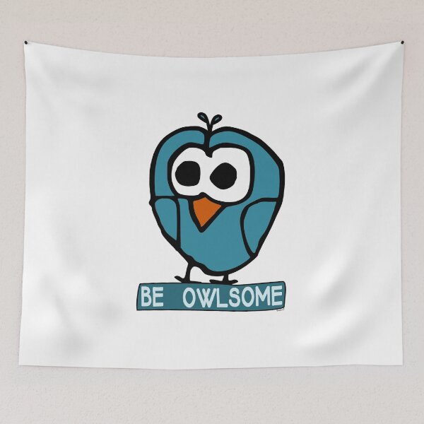 Item preview, Be Owlsome Teal designed and sold by Lrtheurer.