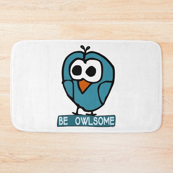 Item preview, Be Owlsome Teal designed and sold by Lrtheurer.