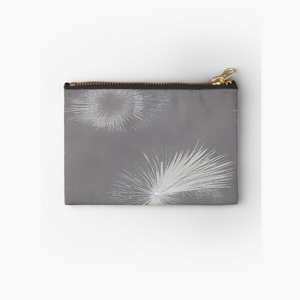 Item preview, White Dandelion Seeds with Gray Background  designed and sold by deniselynnimage.