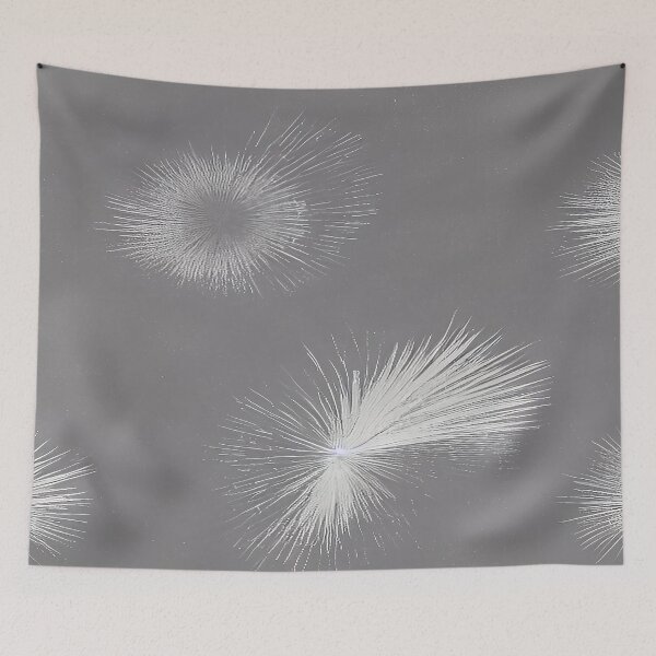 Item preview, White Dandelion Seeds with Gray Background  designed and sold by deniselynnimage.