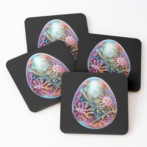 Item preview, Unique Easter Egg Art: Abstract shapes and patterns in harmony designed and sold by Girih.