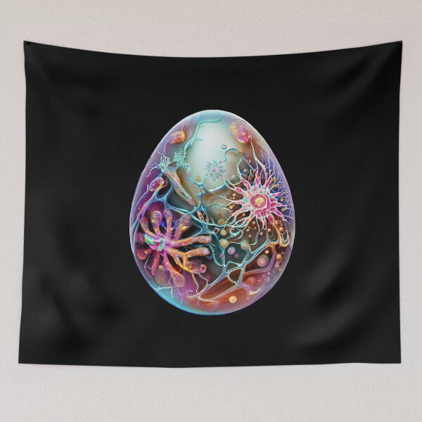 Item preview, Unique Easter Egg Art: Abstract shapes and patterns in harmony designed and sold by Girih.