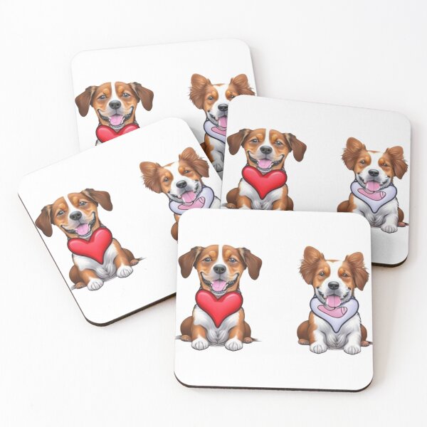 Item preview, Romantic Dogs in Love Design designed and sold by MediaPOX.
