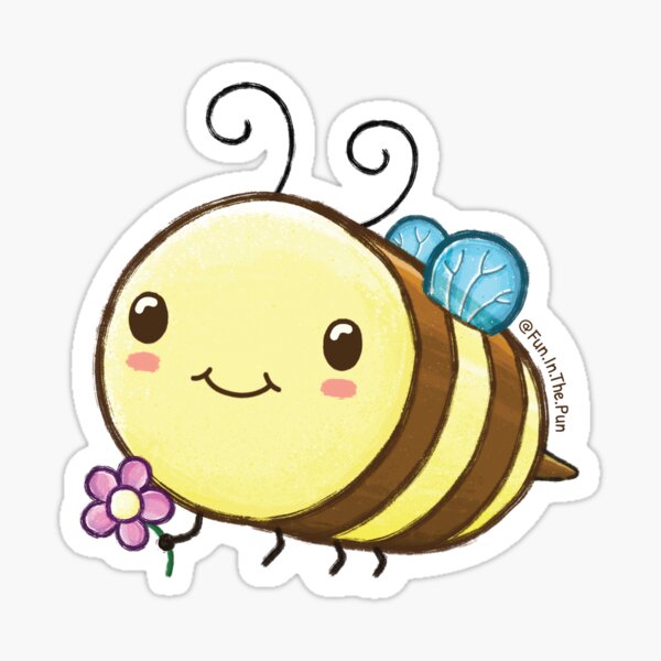 Buzz - the bee. Sticker