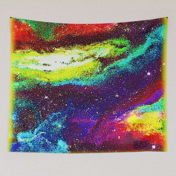 Item preview, Celestial Chromatics: Rainbow Galaxy Art designed and sold by Health And Fitness Posts e-Store.