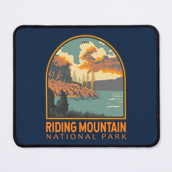 Item preview, Riding Mountain National Park Canada Vintage Emblem designed and sold by KrisSidDesigns.