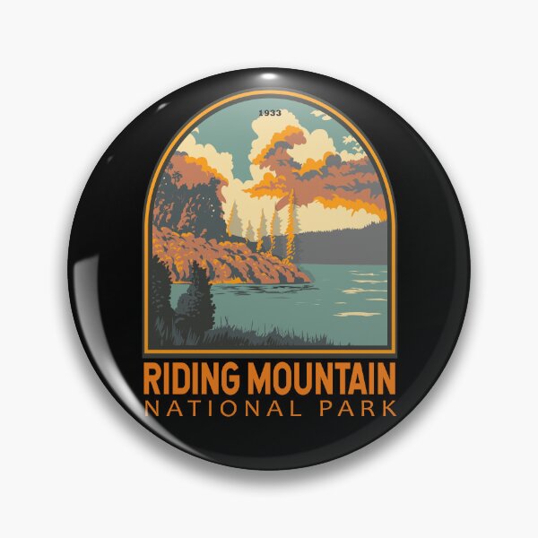 Item preview, Riding Mountain National Park Canada Vintage Emblem designed and sold by KrisSidDesigns.