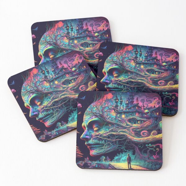 Item preview, Imagination Psychedelic Visionary Artwork designed and sold by mind-melt-er.