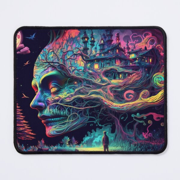 Item preview, Imagination Psychedelic Visionary Artwork designed and sold by mind-melt-er.