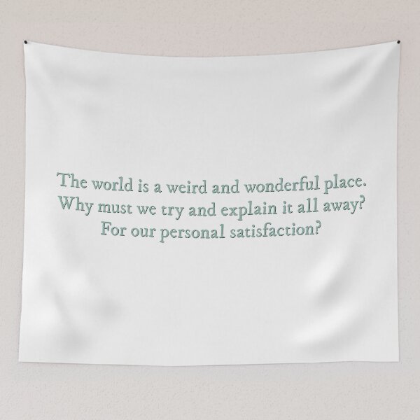Item preview, The House in the Cerulean Sea quote designed and sold by percqbeths.