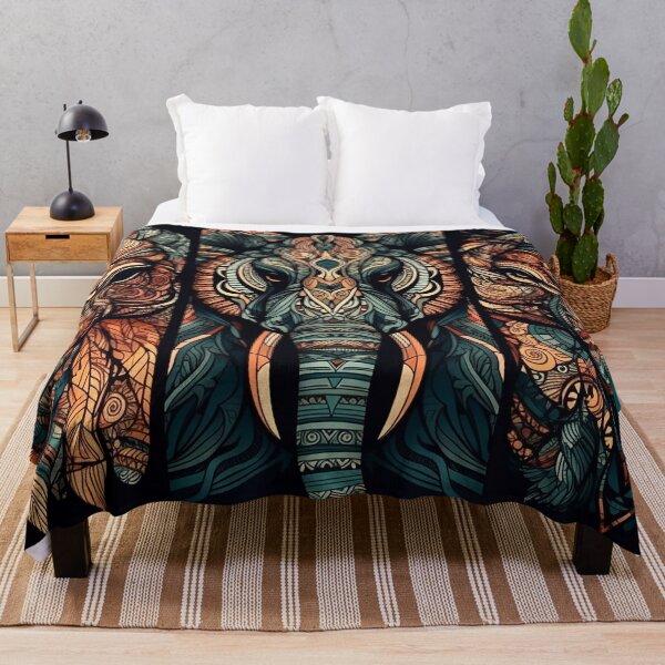 Item preview, Tribal Elephant Masks designed and sold by DreamPuzzles.