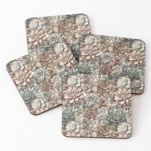 Item preview, Vintage Succulent Splendor designed and sold by EvyeniaArt.